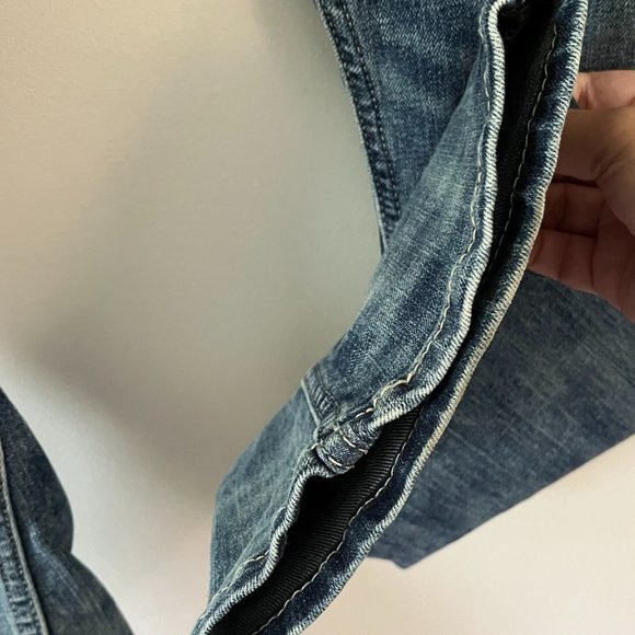 Levi's Low Twist Denim Blue Jeans sz 32W - Picture 6 of 11